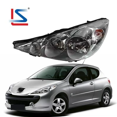 Peugot 207 2009-2011 CHROMED strålkastare